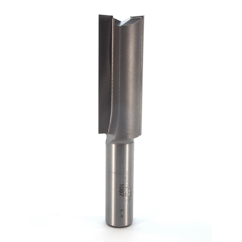Double Flute Straight Cut Router Bit - 1/2" SH - Diameter:3/4" - Cutting Length:2" - Overall Length:3-5/8"